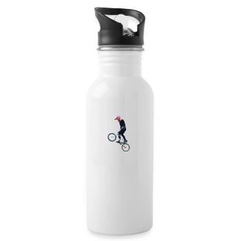 bmx - Water bottle with straw - white - Right