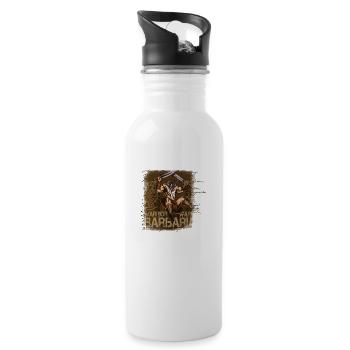 Schweden Schweden Skandinavien Wikinger - Trinkflasche mit integriertem Trinkhalm - Weiß - Rechts
