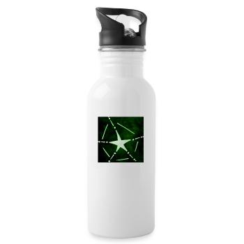 ÉTOILE VERTE DE LA RÉSURRECTION - Gourde avec paille intégrée - blanc - Droite