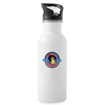 Peanut Dream Nut Kids Good Night Rainbow - Gourde avec paille intégrée - blanc - Droite