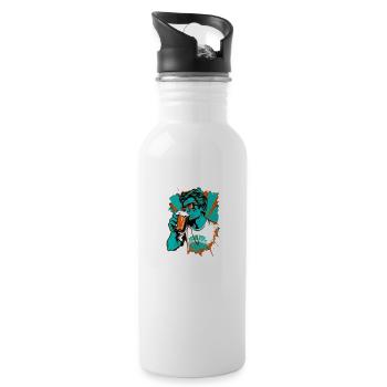 PopUp Bier typParty - Trinkflasche mit integriertem Trinkhalm - Weiß - Rechts