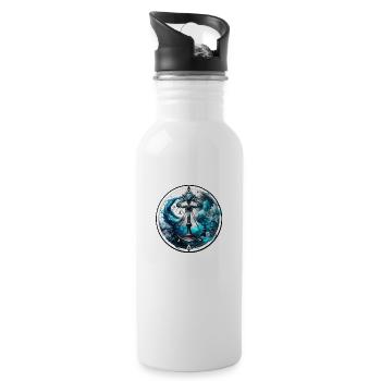 Balance storm - Water bottle with straw - white - Right