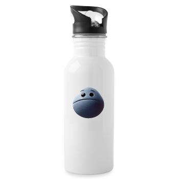platsch - Trinkflasche mit integriertem Trinkhalm - Weiß - Rechts