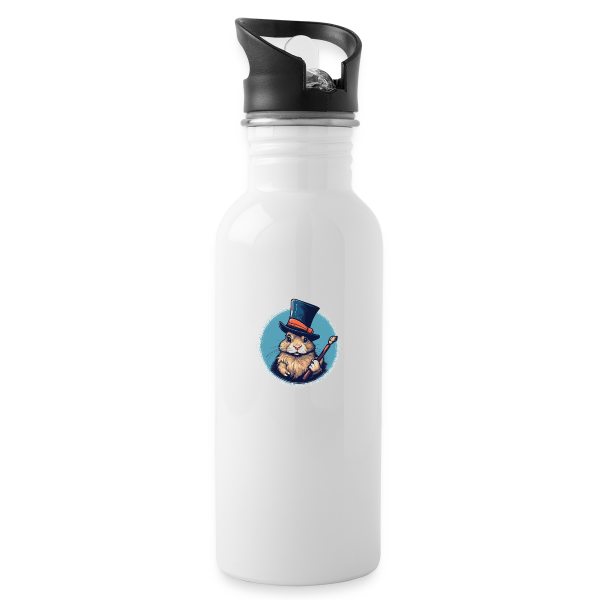 Conversionzauber hase - Trinkflasche mit integriertem Trinkhalm