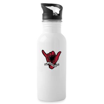 Albania Shaka - Water bottle with straw - white - Right