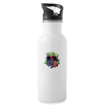 Bernard bunch of grapes - Water bottle with straw - white - Right