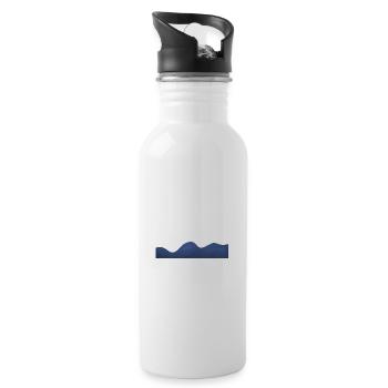 Water - Water bottle with straw - white - Right