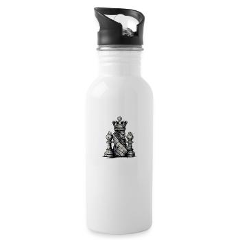 Le Roi lion - Gourde avec paille intégrée - blanc - Droite