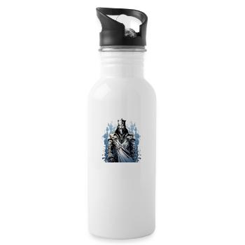 Snow le combattant - Gourde avec paille intégrée - blanc - Droite