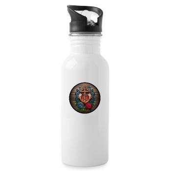 Anchor - Water bottle with straw - white - Right