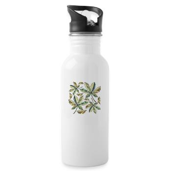 List - Water bottle with straw - white - Right