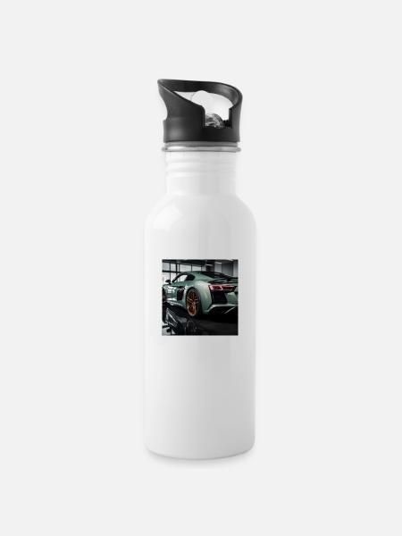 Realistic r8 unreal engine - Water bottle with straw - white