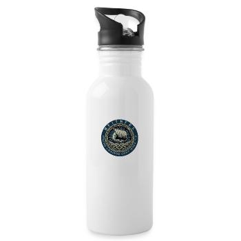 Haithabu Viking Trading - Water bottle with straw - white - Right