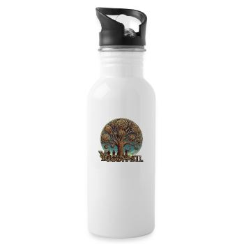 Yggdrasil - Gourde avec paille intégrée - blanc - Droite