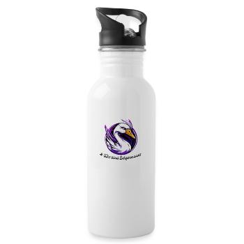 swan Schwanau 2 - Trinkflasche mit integriertem Trinkhalm - Weiß - Rechts