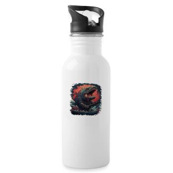 how to speak irish killer whale drink ireland - Water bottle with straw - white - Right