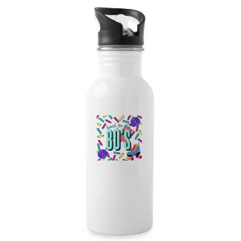 Back to the 80's - Roller Skates - CD - colorful design - Water bottle with straw - white - Right