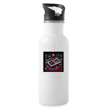 Joystick 2 - Trinkflasche mit integriertem Trinkhalm - Weiß - Rechts