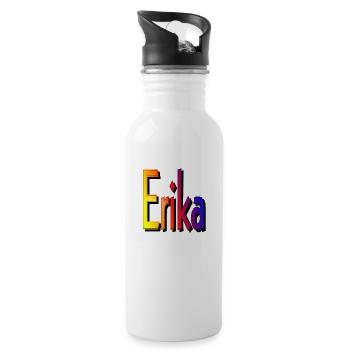erika2 - Water bottle with straw - white - Right