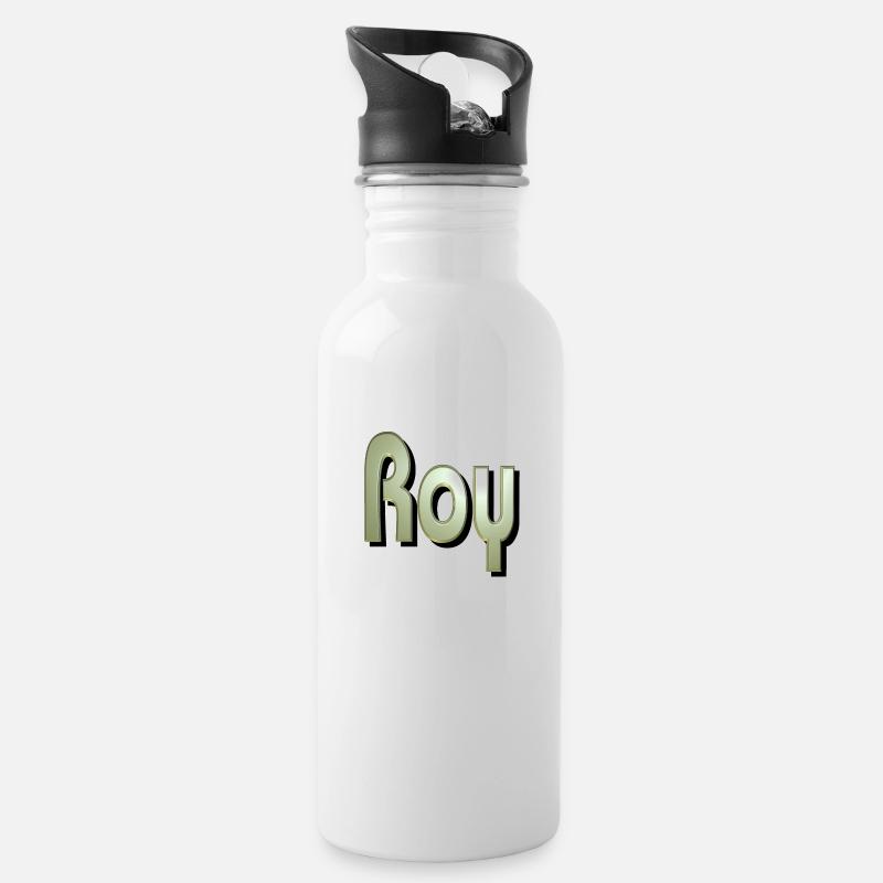 Roy2 - Gourde avec paille intégrée - blanc
