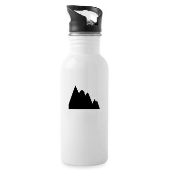 Montagnes Randonneurs en montagne Randonnée Randonnée Randonnée en montagne - Gourde avec paille intégrée - blanc - Droite