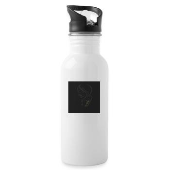Mentulaqueen - Trinkflasche mit integriertem Trinkhalm - Weiß - Rechts