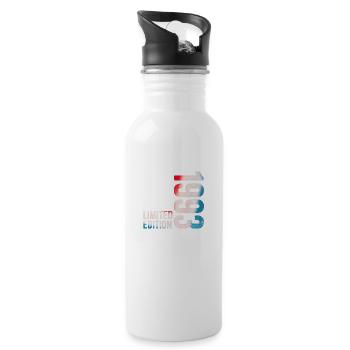 1993 Birthday Gift 1993 Limited Edition - Water bottle with straw - white - Right