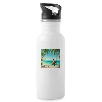 Rocker - Water bottle with straw - white - Right