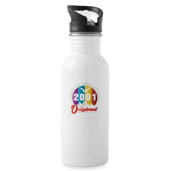 Perfection 2001 -23rd Anniversary,Original - Water bottle with straw - white - Right