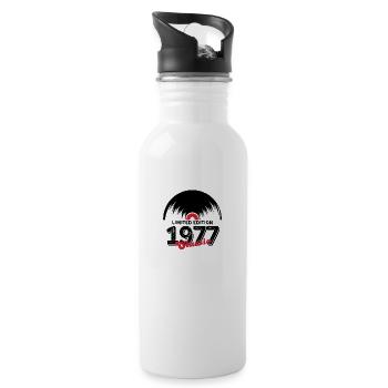 Limited edition 1977 Classic vinyl - Water bottle with straw - white - Right