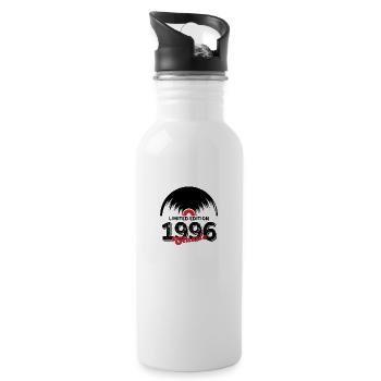 Limitierte Auflage 1996 Klassisches Vinyl - Trinkflasche mit integriertem Trinkhalm - Weiß - Rechts