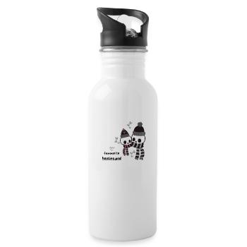 favourite heating pad <3 - Water bottle with straw - white - Right