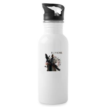 EL Padre Holy Judge - Water bottle with straw - white - Right