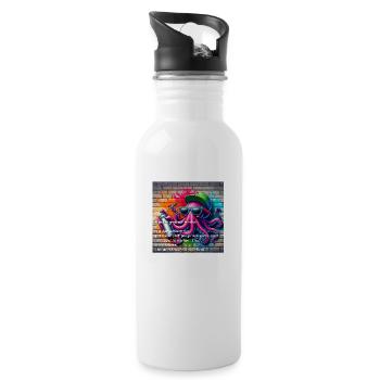 OIG1 1 1733138968850 - Gourde avec paille intégrée - blanc - Droite