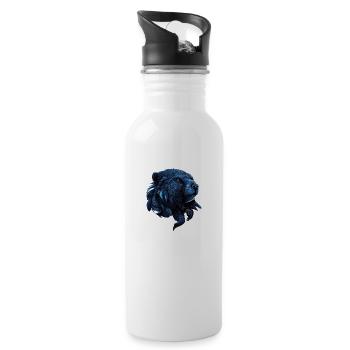 Frost Guardian of Shadows theme - Water bottle with straw - white - Right
