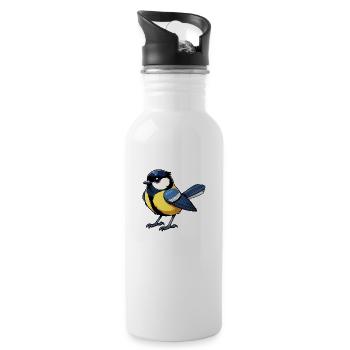 Great - Water bottle with straw - white - Right