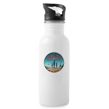 Brave New World 00345123 - Water bottle with straw - white - Right