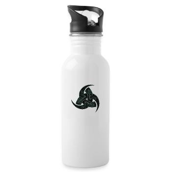 Odin's Horn - Water bottle with straw - white - Right