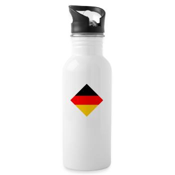 Germany - Water bottle with straw - white - Right