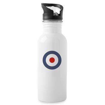 Mod Target Fussball Football World Champion - Water bottle with straw - white - Right