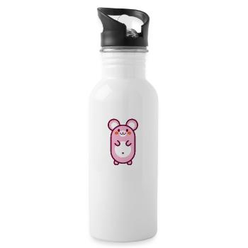 mouse - Water bottle with straw - white - Right