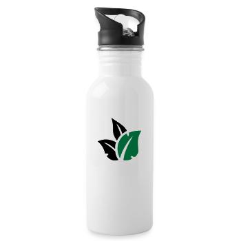 trileaf - Gourde avec paille intégrée - blanc - Droite