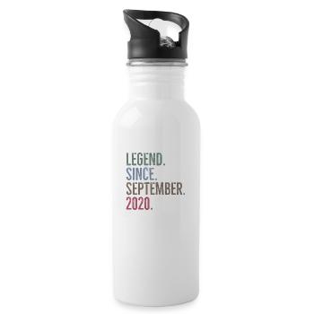 Legend Since September 2020 - Water bottle with straw - white - Right