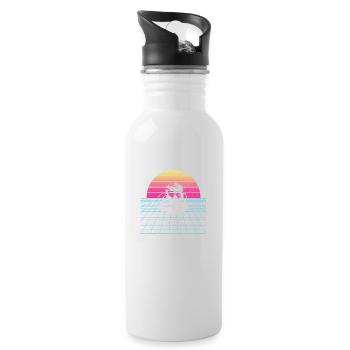 Scuba Diver Diving Scuba Diving Men - Water bottle with straw - white - Right