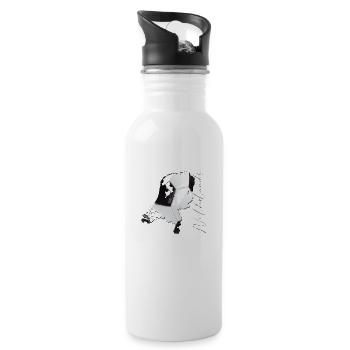 Netherlands | real football | Map EN - Water bottle with straw - white - Right