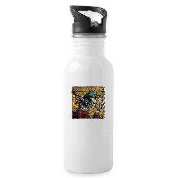 Außer Kontrolle geraten - Trinkflasche mit integriertem Trinkhalm - Weiß - Rechts