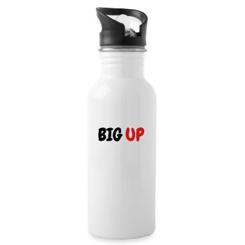 BIG UP - Water bottle with straw - white - Right