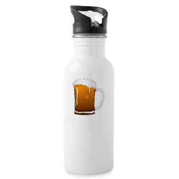 pitcher - Trinkflasche mit integriertem Trinkhalm - Weiß - Rechts