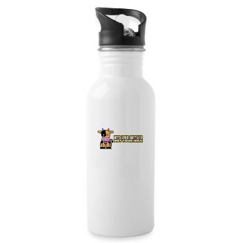 NOT YOUR MOTHER - Trinkflasche mit integriertem Trinkhalm - Weiß - Rechts