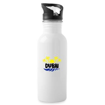 dubai 02 - Water bottle with straw - white - Right
